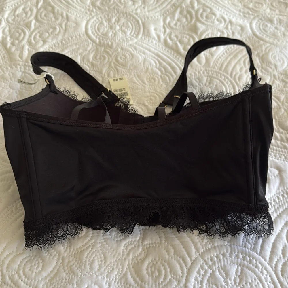 NWT aerie show off shine corset balconette bra - Picture 10 of 12